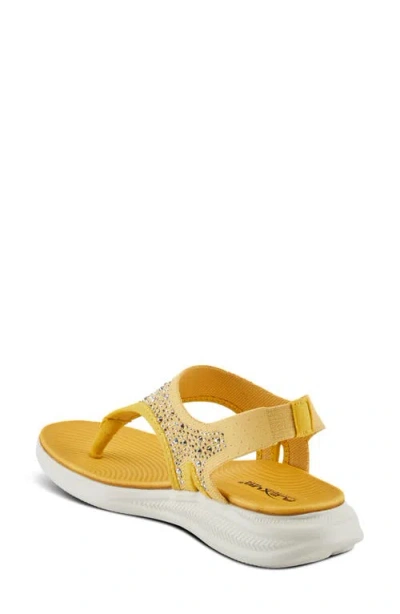 Flexus By Spring Step Springall Slingback Platform Sandal In Yellow