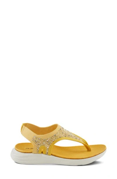 Flexus By Spring Step Springall Slingback Platform Sandal In Yellow