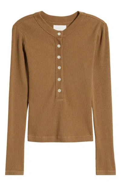 Citizen Of Humanity Citizens Of Humanity Varra Rib Henley In Sandie
