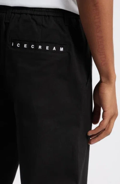 ICECREAM ICECREAM PREP FLAT FRONT TWILL DRAWSTRING PANTS 