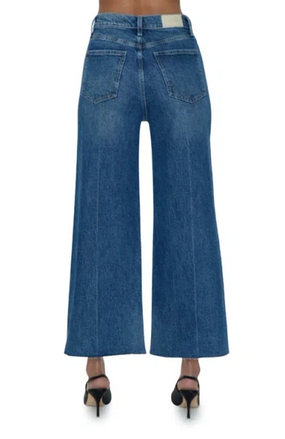 Pistola Loretta Utility High Waist Wide Leg Jeans In Palladium