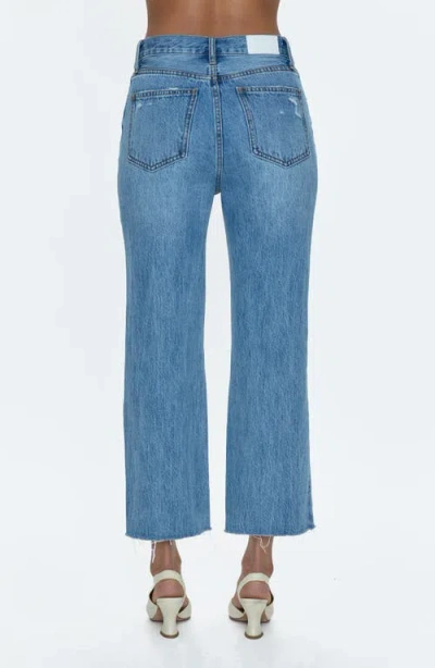 Pistola Cassie High Waist Crop Jeans In Bushwick Distressed