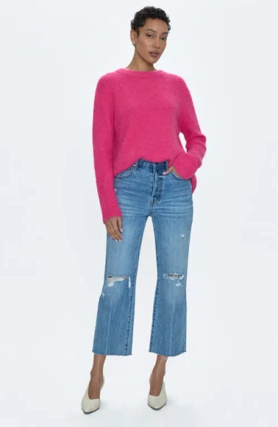Pistola Cassie High Waist Crop Jeans In Bushwick Distressed