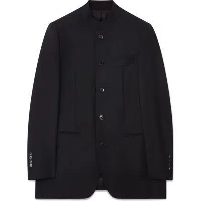 Blk Dnm 67 Wool Blazer In Black Wool Mohair