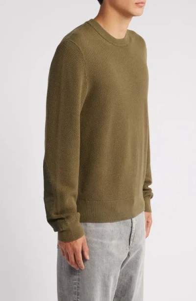 Rag & Bone Dexter Washed Organic Cotton Henley In Forest Green