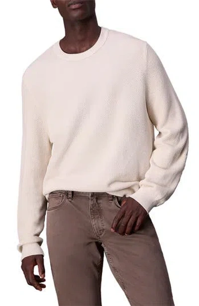 Rag & Bone Dexter Washed Crewneck Sweater In Ivory