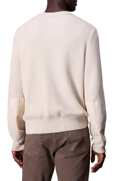 Rag & Bone Dexter Washed Crewneck Sweater In Ivory
