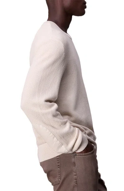 Rag & Bone Dexter Washed Crewneck Sweater In Ivory