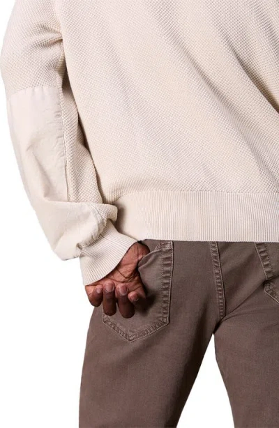 Rag & Bone Dexter Washed Crewneck Sweater In Ivory