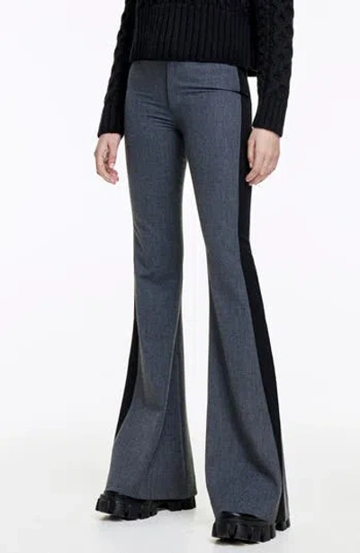 SMYTHE SMYTHE TUXEDO STRIPE BOOTCUT PANTS 
