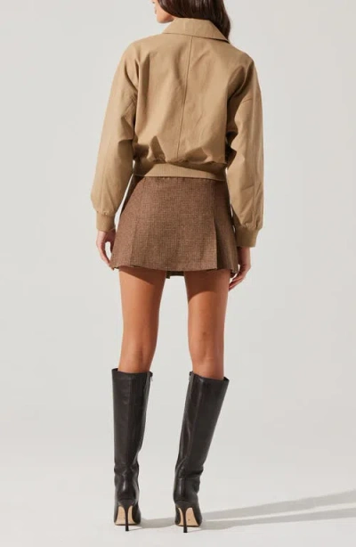 Astr The Label Bomber Jacket In Sandstorm