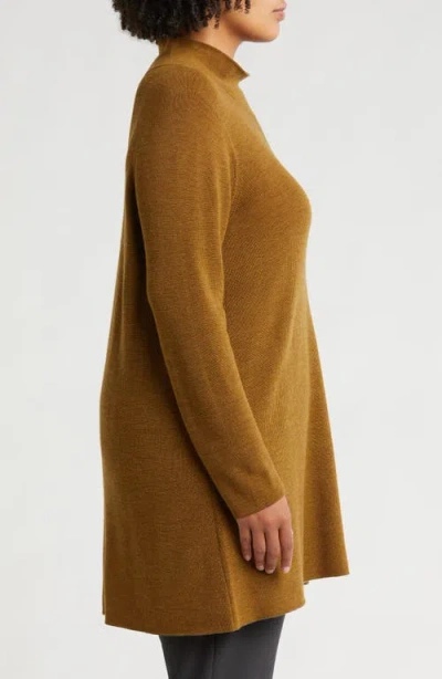 EILEEN FISHER EILEEN FISHER WOOL MOCK NECK TUNIC 