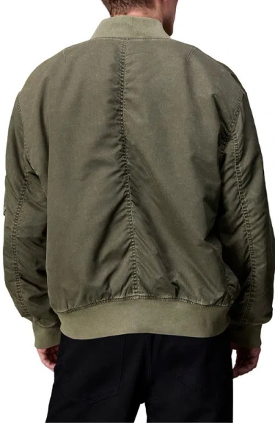 Rag & Bone Manston Shell Bomber Jacket In Army