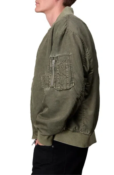 Rag & Bone Manston Shell Bomber Jacket In Army
