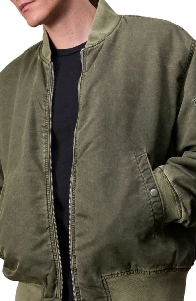 Rag & Bone Manston Shell Bomber Jacket In Army