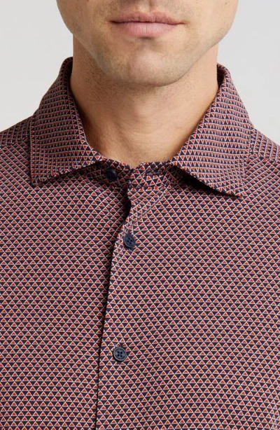 Sealskinz Halvergate Stretch Organic Cotton Button-up Shirt In Orange