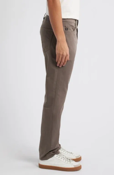 Ag Everett Commuter Performance Slim Straight Sateen Pants In Faded Ashwood