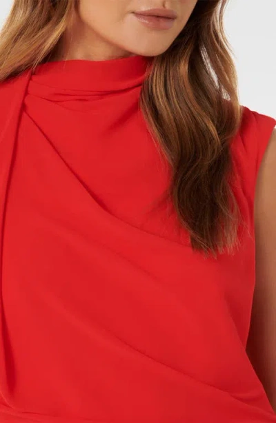 Ever New Noa Drapey Cocktail Minidress In Red
