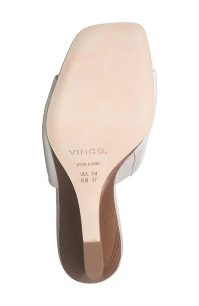 Vince Pia Wedge Sandal In Milk