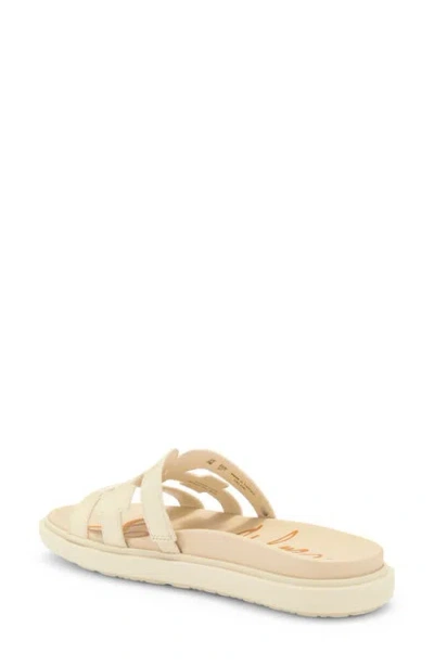Sam Edelman Valeri Platform Slide Sandal In Modern Ivory