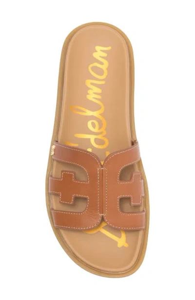 Sam Edelman Valeri Platform Slide Sandal In Saddle