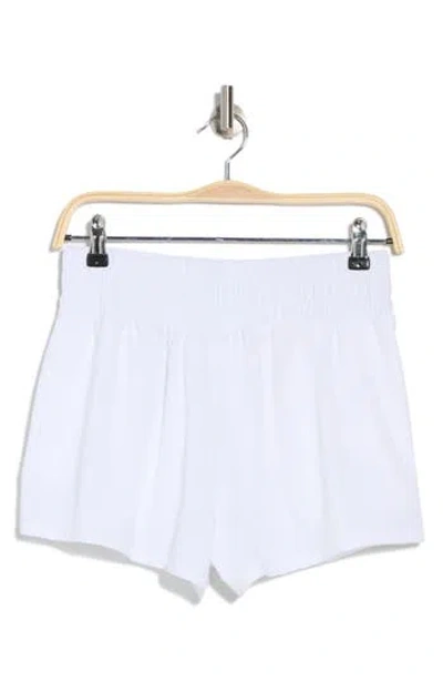 Z By Zella Interval High Waist Flowy Shorts In White