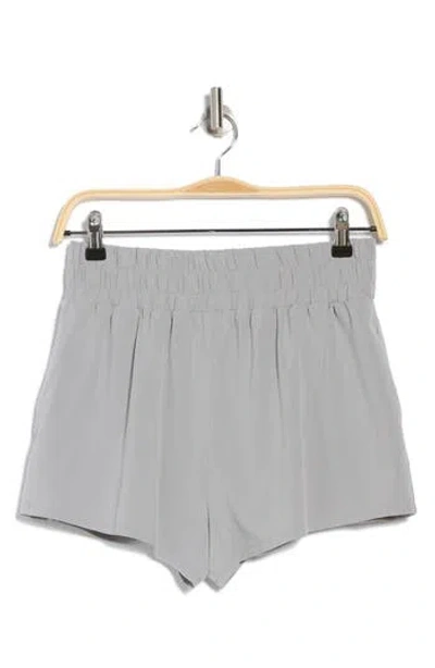 Z By Zella Interval High Waist Flowy Shorts In Grey Ultimate