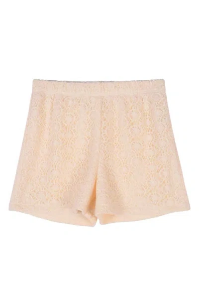 Zunie Kids' Embroidered Gauze Top & Shorts Set In Aqua/ivory