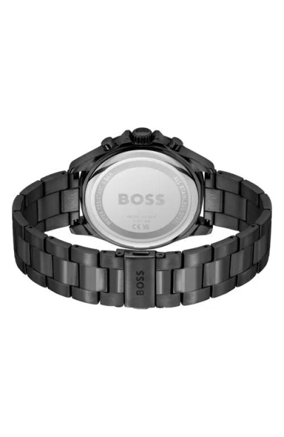 Hugo Boss Boss Troper Chronograph Bracelet Watch, 45mm In Grey