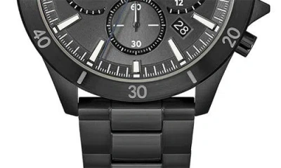 Hugo Boss Boss Troper Chronograph Bracelet Watch, 45mm In Grey