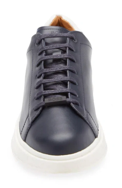 Hugo Boss Boss Bulton Runn Sneaker In Dark Blue