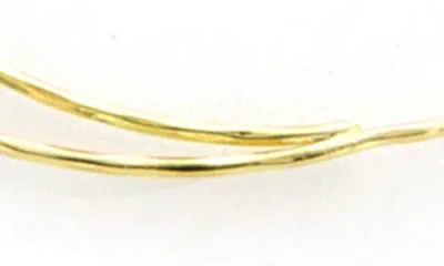 Panacea Double Hoop Earrings In Gold