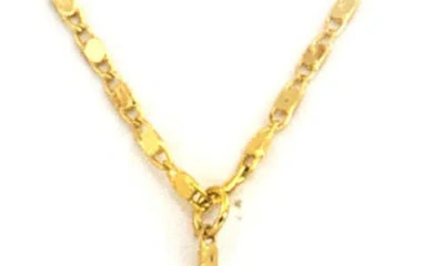 Panacea Layered Lariat Necklace In Gold