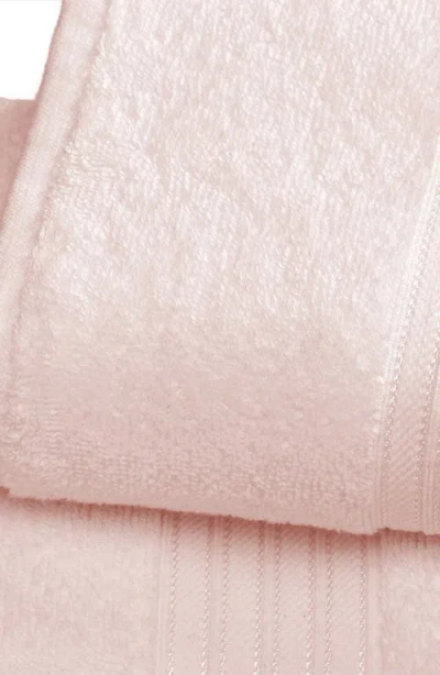 Woven & Weft Set Of 6 Hand Towels In Pink
