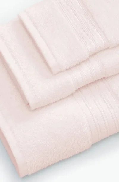 Woven & Weft Set Of 6 Hand Towels In Pink