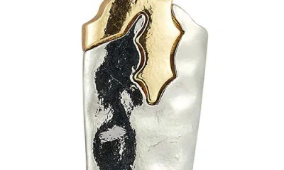 Sphera Milano Plated Cowboy Boot Heart Charm Necklace In Gold