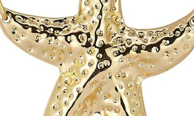 Sphera Milano Starfish Statement Necklace In Gold