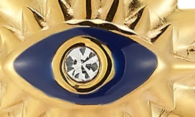 Sphera Milano Evil Eye Drop Earrings In Gold