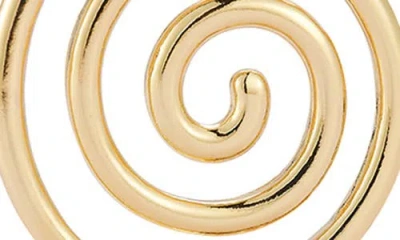 Sphera Milano Swirl Drop Earrings In Gold