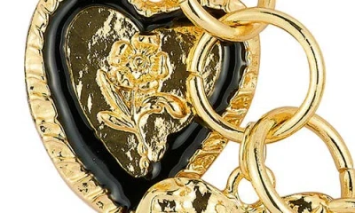 Sphera Milano Heart Charm Necklace In Gold