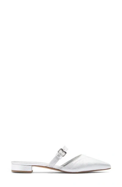Bruno Magli Pia Pointed Toe Mule In Silver