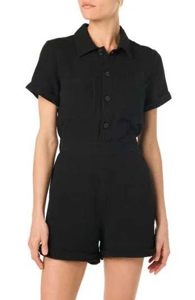 Joe's Gauze Romper In Black