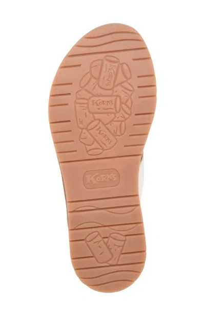 Korks Catarina Sandal In Off White