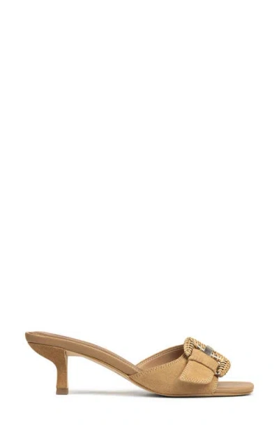 Donald Pliner Cherry Buckle Mule Sandal In Camel