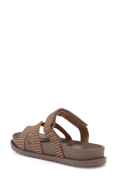 Wild Diva Lounge Aileen Slide Sandal In Brown