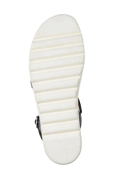 Easy Spirit Sheale Lug Sole Wedge Sandal In Black