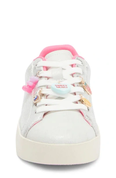 Steve Madden Kids' Jcharmnd Low Top Sneaker In Metallic