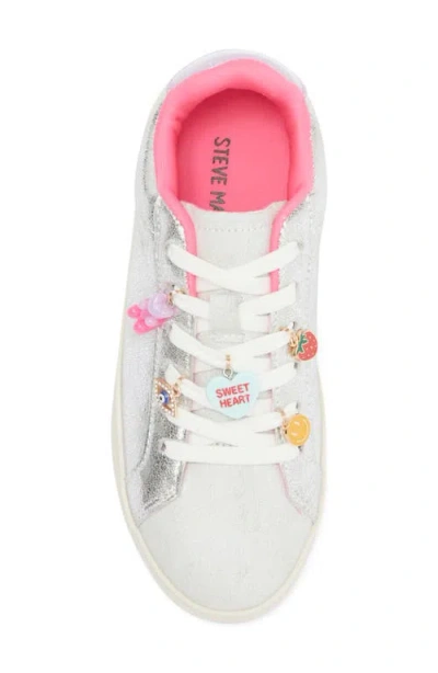 Steve Madden Kids' Jcharmnd Low Top Sneaker In Metallic