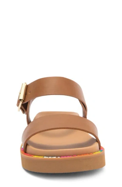 Steve Madden Kids' Jelira Ankle Strap Sandal In Brown