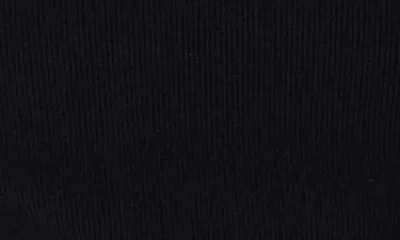 French Connection Bow Back Stretch Cotton T-shirt In Black/summer White